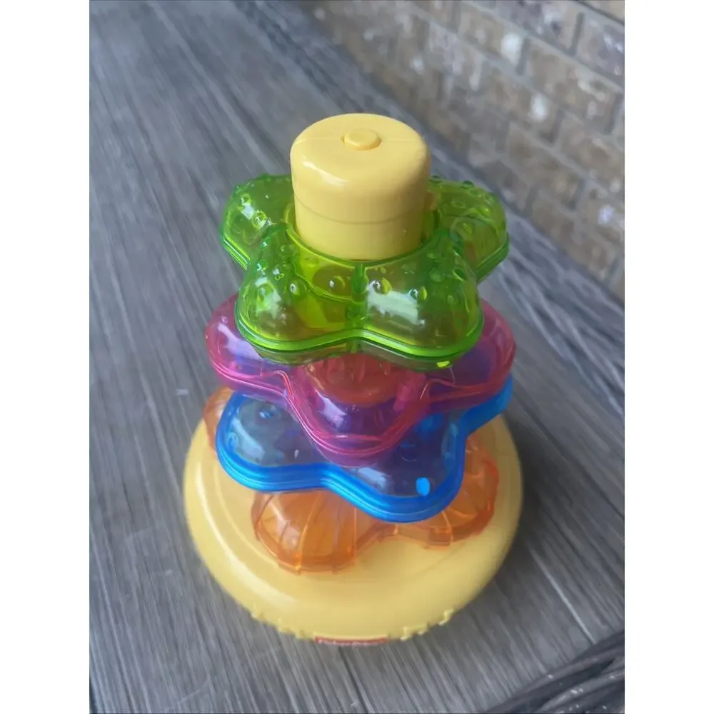 Fisher Price Superstar Classical Rock A Stack Star Stacking Rings Musical Lights